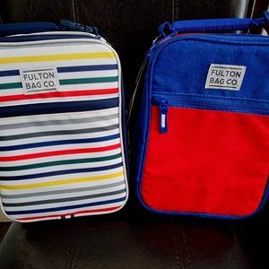 2- Fulton Bag Co. Upright Lunch Bag